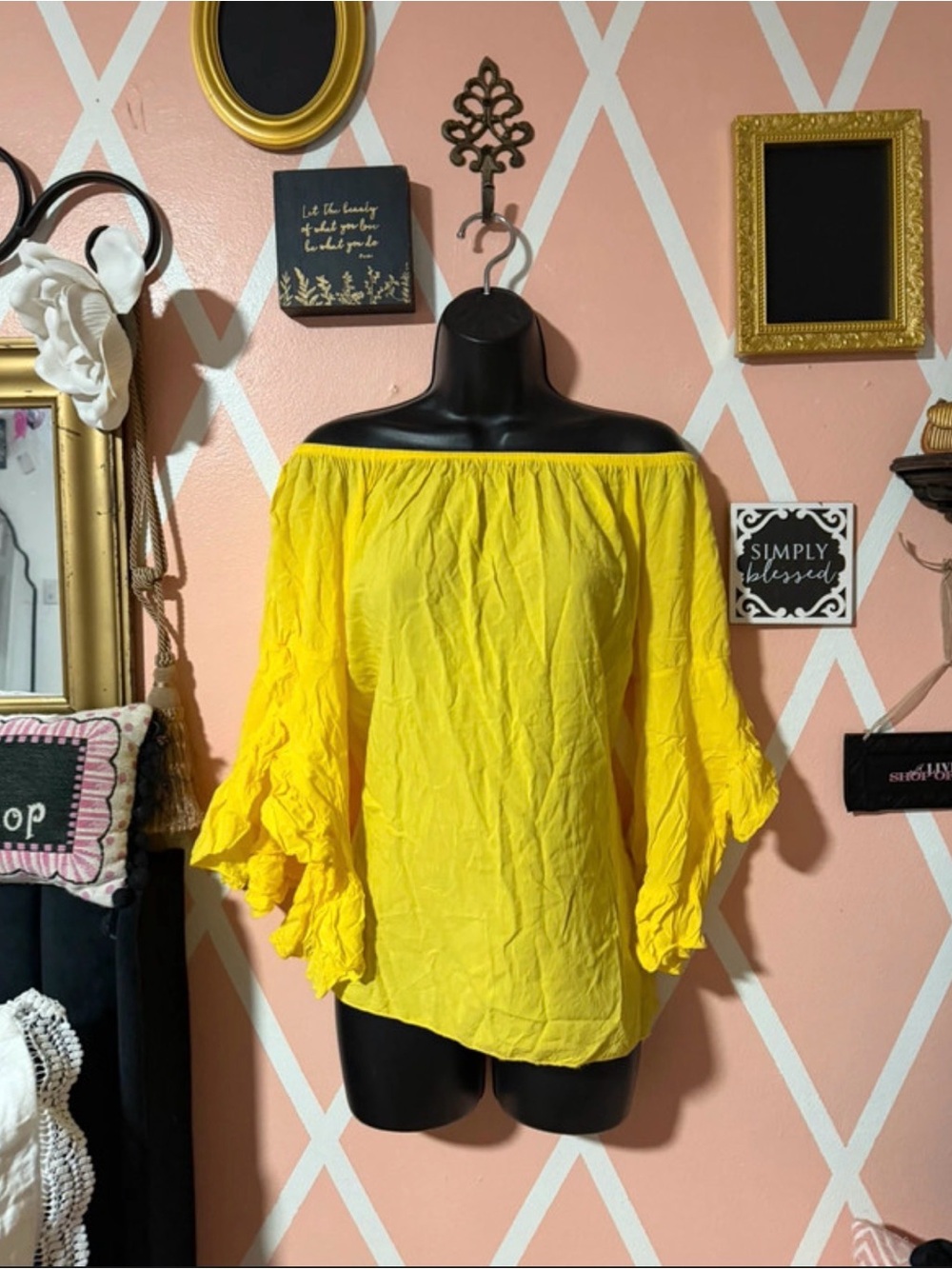 Elan Bundle Yellow /Blue Blouse